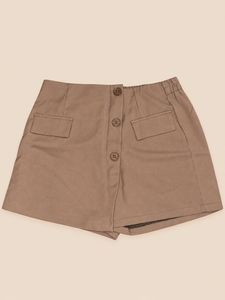 Stylish Button-Up Skort