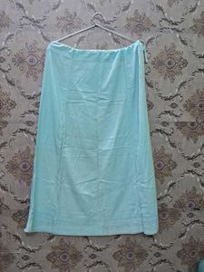 Baby Blue Midi Skirt