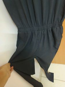 Black Net Jumpsuit