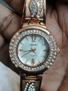 Sparkling Rose Gold Watch