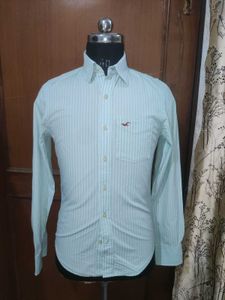 Hollister Striped Button-Down Shirt