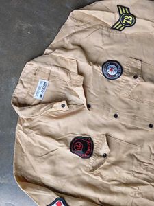 Men's Casual Patch Shirt