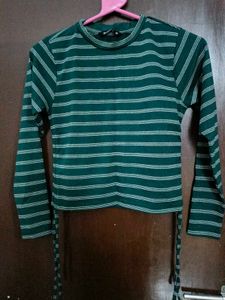 Striped Long Sleeve Top