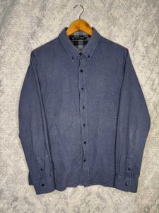 Men's Blue Button-Down Shirt