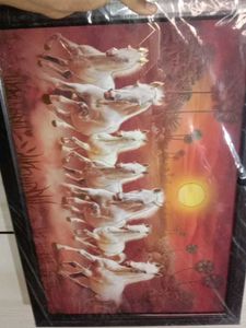 Framed Running Horses Wall Art