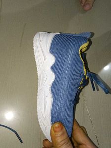Cute Blue &amp; Yellow Baby Shoes