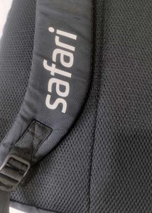 Black Laptop Backpack with Green Accents