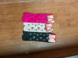 Pair Of 3 Printed Ladies Socks