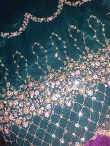 Elegant Teal Sequined Kurta