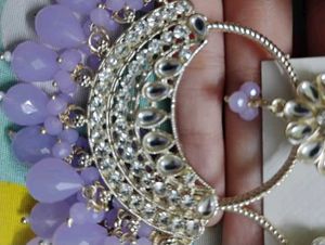 Teesta Designer Kundan Jhumka Earrings