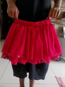Pink Tulle Skirt