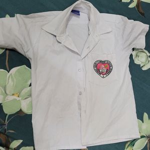 White shirt for both girls and boys