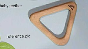 Wooden Baby Teether Toy