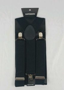 Kid Black Suspenders