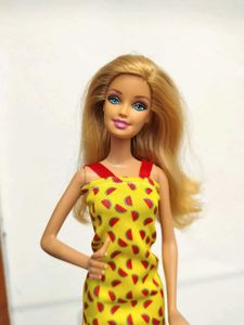 Barbie Doll in Watermelon Dress