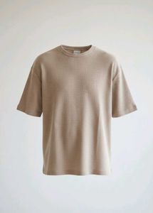 Men's Casual Beige T-Shirt