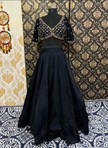 Elegant Black Lehenga Choli Set