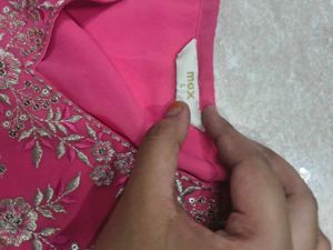 pink kurta sharara set