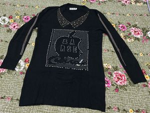 Sparkly Black GAP Tunic Top