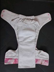 Cloth Diaper with Floral Print