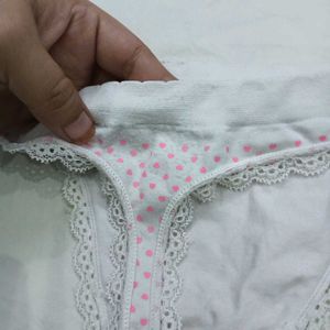 Cute Heart🤎 Print Thong Panty