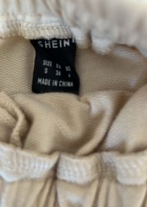 Cozy Cream Lounge Shorts Size S
