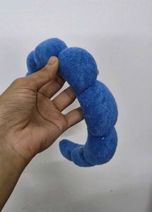 Blue Scalloped Headband
