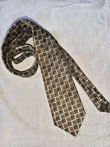 Men's Geometric Patterned Tie