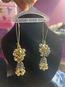 Boho Bell &amp; Jhumka Drop Earrings