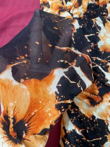 Floral Print Mini Dress