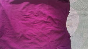 Chic Purple Bell Sleeve Crop Top with Bicycle Prin