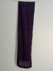 Stunning Purple Sequined Lehenga Set
