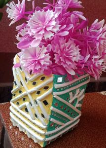 Handmade Lippon Art Planter From Waste
