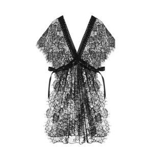 Black Lace Swim Cover-Up 🖤🪨🦨⚽🎱🎩🪄