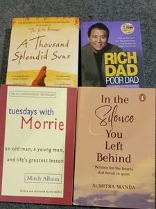 Lot of 4 Popular Books