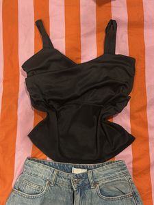 Chic Black Off-Shoulder Top