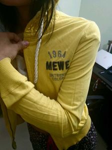 Yellow Basic House Hoodie