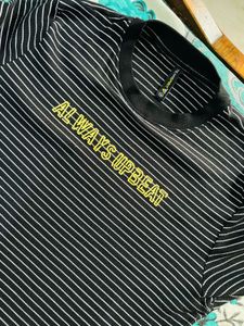 Always Upbeat Striped T-Shirt