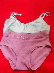 Comfortable Bra and Panty Set