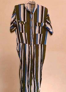 Striped Jumpsuit
