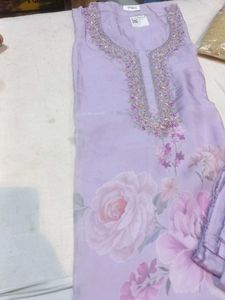 Beautiful Lavender Floral suit Set