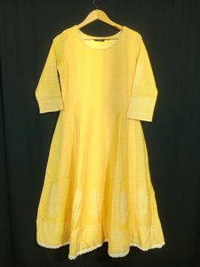 Imara Yellow Printed Women's Kurta