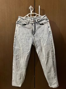 Acid Wash High Waisted Jeans