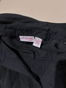 Black Button-Down Shirt