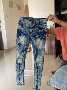Acid Wash Denim Jeans