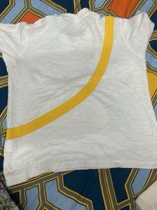 Cute White T-Shirt with Car