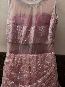 Stunning Pink Embellished Gown