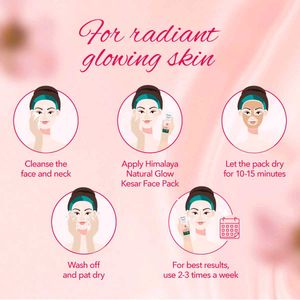 Himalaya Natural Glow Kesar Face Pack 50g