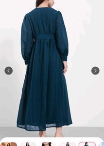Styli Women Teal Blue Midi Dress
