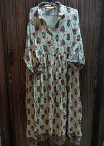 Bohemian Floral Print Kurta